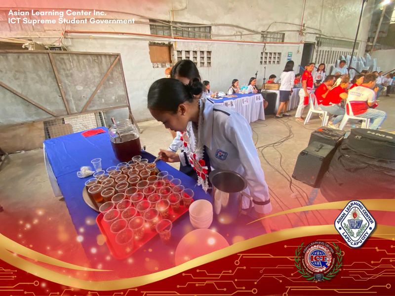Campus raffle draw during a parent and student gathering